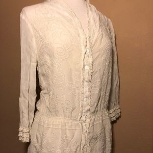 Johnny Was Button Up Blouse